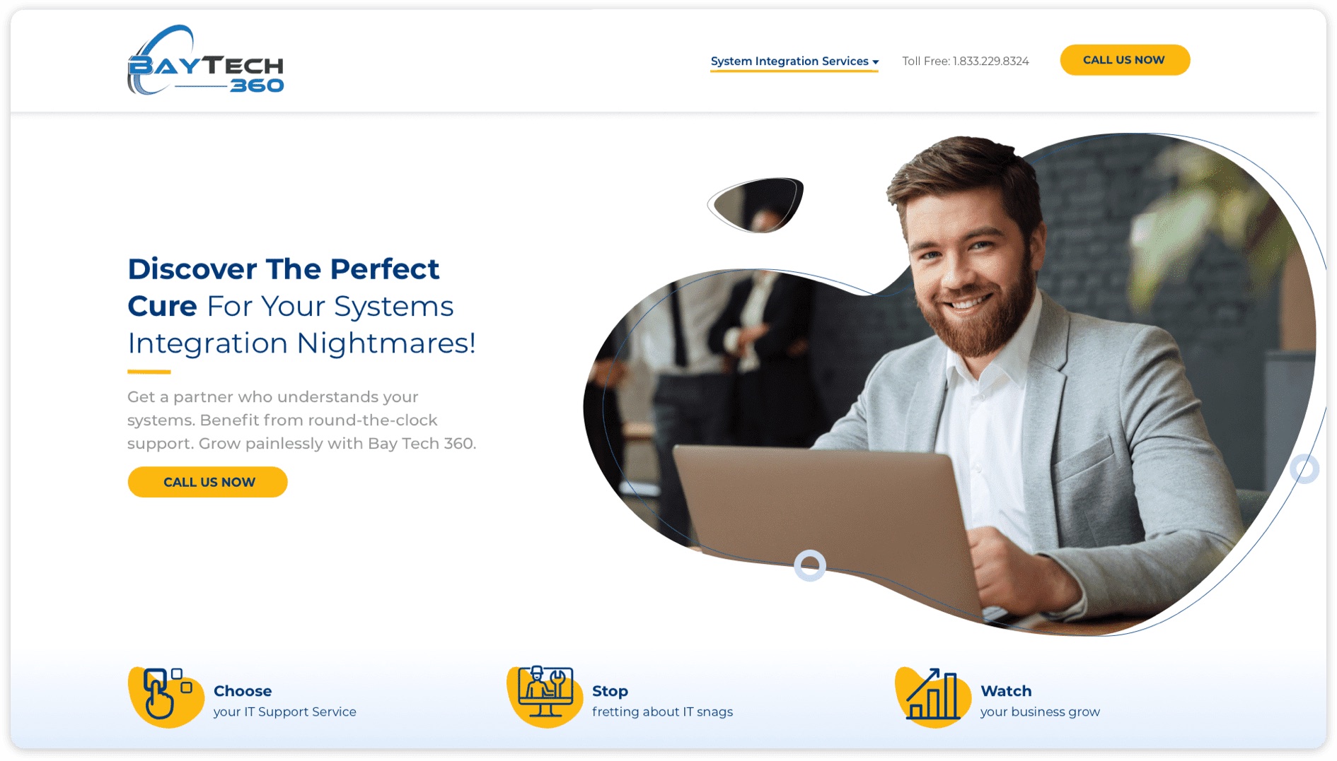 BayTech 360 website design