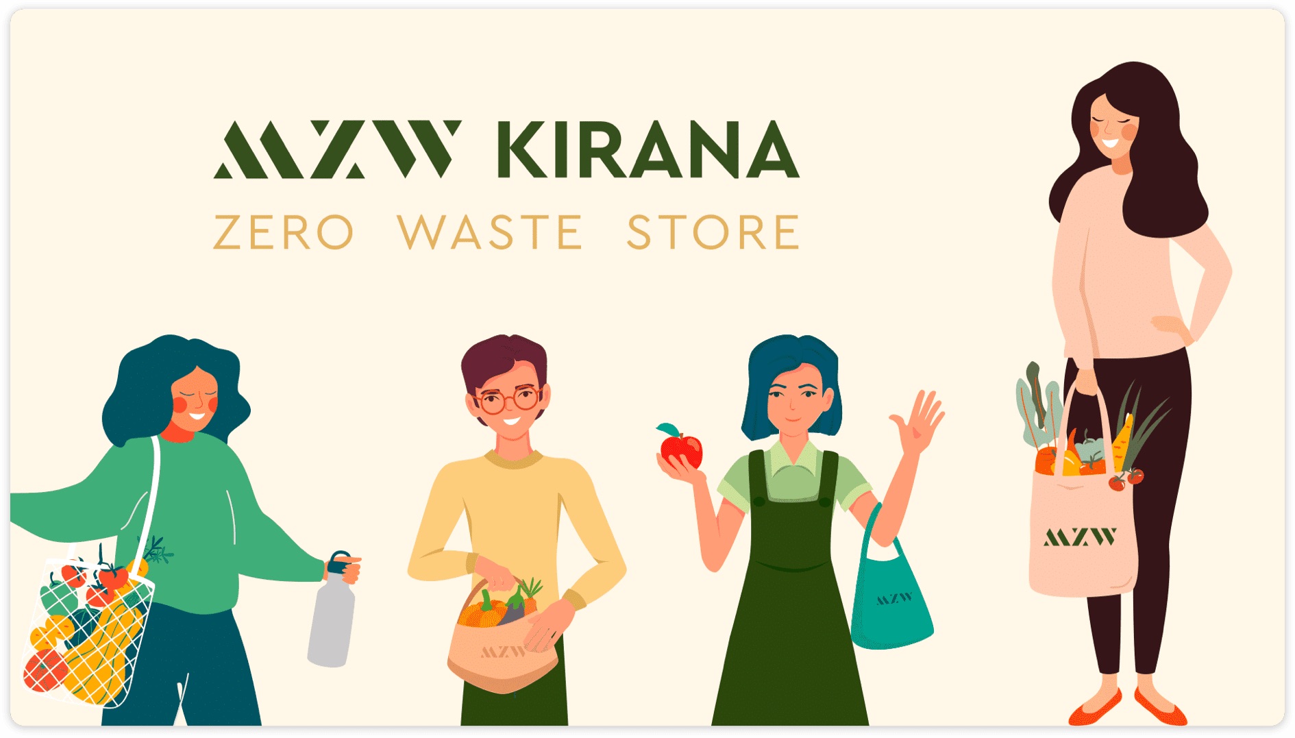 MZW Kirana marketing materials
