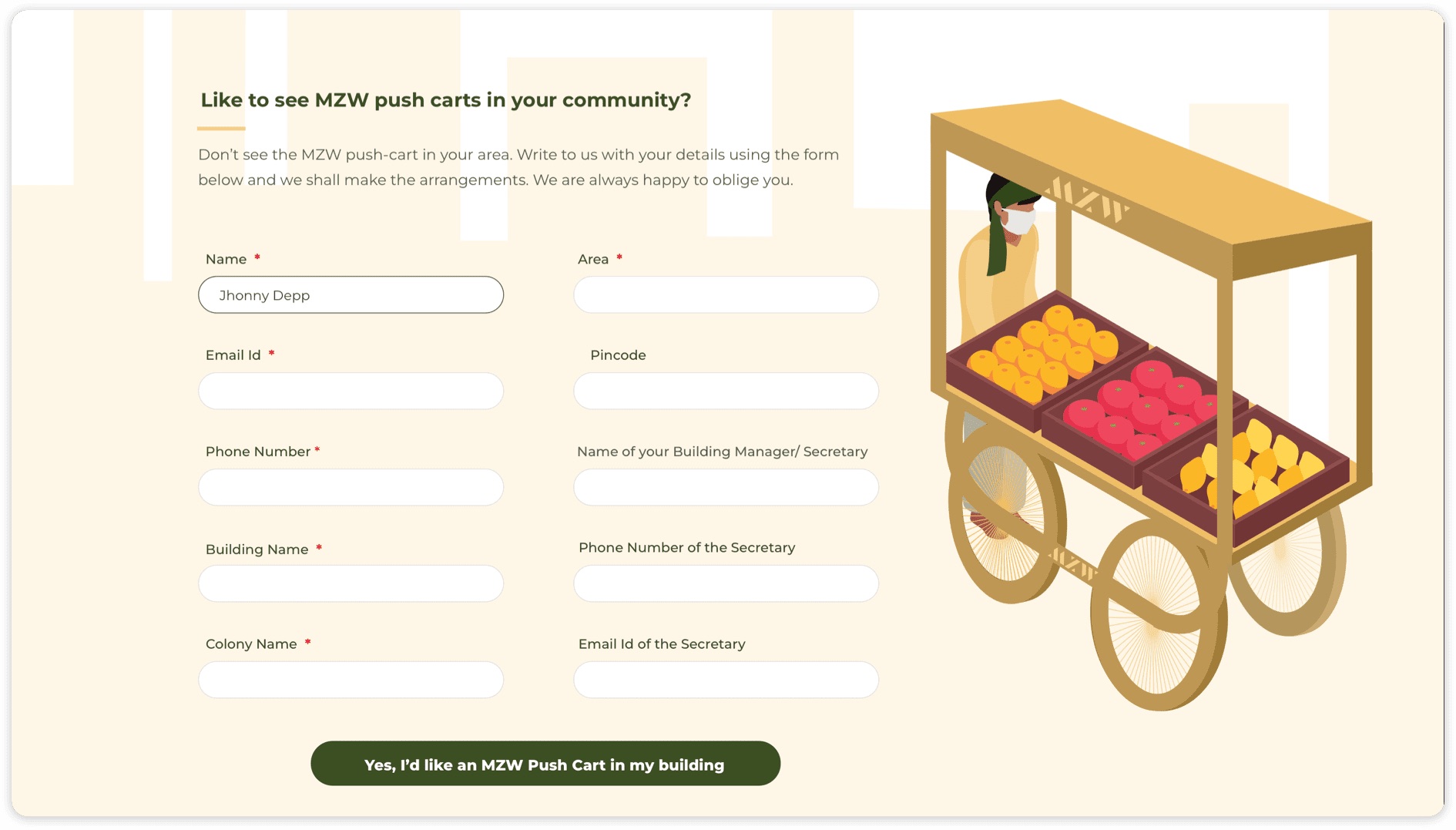 Muditha Zero Waste UX design