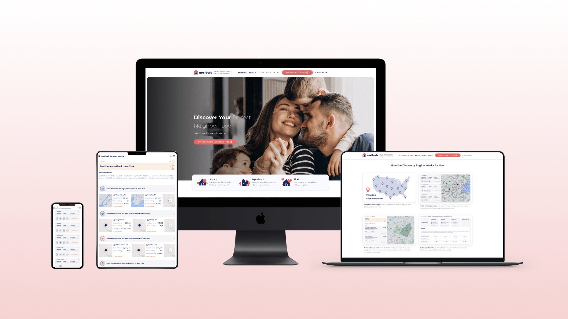 NextBurb UX design