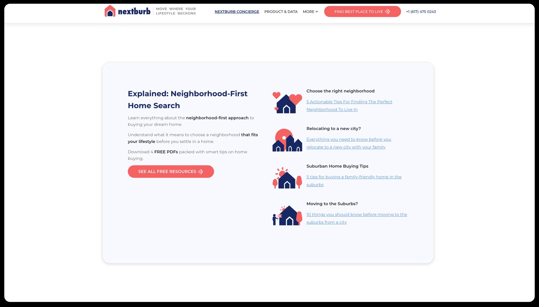 NextBurb UX design